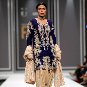 Beautiful -trendy--Indian/Pakistani-Party-Wear heavy -Long Kurta <b>pant</b> -Dress for Party & Wedding wear=2020 - Product Image 1