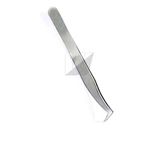 Pinzas de volumen de acero inoxidable japonesas con logotipo personalizado de alta calidad, Punta puntiaguda para extensión de pestañas sostenible - Product Image 2