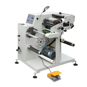 Máquina cortadora de etiquetas automática de china, rebobinadora 2020 con rebobinadora de torreta