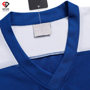 Jersey de LICRA y poliéster transpirable para hombre, Jersey de Hockey sobre hielo de alta calidad, superventas, tamaño personalizado, 100% - Product Image 3