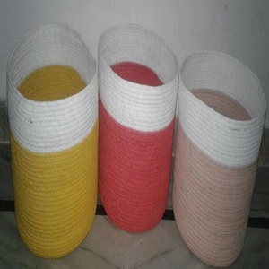 Large Size Baby Supplies Round Cotton Rope <b>Foldable</b> Storage <b>Basket</b> with Customized Colours for Home and Laundry Bag XXL XXXL - Product Image 5