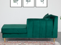 Modernes Chesterfield Massivholz-Stoff-Ecksofa-Set Ausziehbares Sofa mit Knopfheftung für Apartment, Lager, Einkaufszentrum, Werkstatt, Wohnzimmer