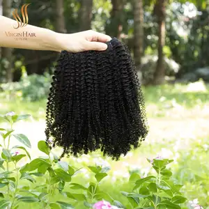 ( HOT 2020) Virgin 20 inch kinky curly aligned raw bundles Cambodian hair