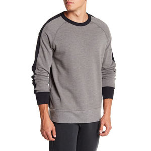 2023 Hot Design Male Sweatshirt avec col rond OEM Custom Made Men's Cotton Plain Sweatshirt avec manches longues pour la saison d'automne - Product Image 2