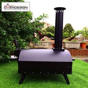 Four à Pizza unique de haute qualité BBQ Grill Excellente isolation Bois de chauffage Four à Pizza Pierre à Pizza Puissance manuelle Extérieur Autoportant - Product Image 5