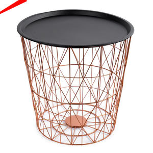 ที่มีคุณภาพสูงโลหะตะกร้าซักผ้าที่มีการจัดการตะกร้ามัลติฟังก์ชั่ - Product Image 5