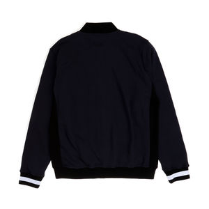 Wholesale <b>Thin</b> Stand Collar Winter Men's Varsity <b>Jacket</b> Button Front <b>Waterproof</b> Windproof Breathable 100% Polyester Streetwear - Product Image 2