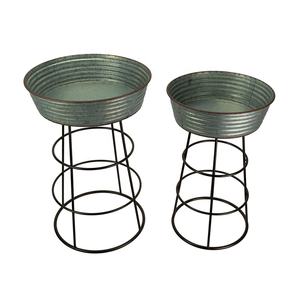 Allsome — planteur de fontaine électrique en métal galvanisé, jouet de jardin en rainures, avec support, outils de jardinage - Product Image 6