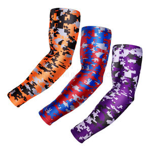 ปลอกแขนสำหรับเล่นกีฬาแบบกดแขนเสื้อสำหรับขี่จักรยานพิมพ์ซับลิเมชันป้องกันด้วยแสงยูวีออกแบบได้ตามต้องการ - Product Image 3