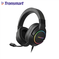 Tronsmart-auriculares para videojuegos con micrófono, dispositivo de audio con iluminación RGB, estándar, puerto USB, modo EQ, 7,1