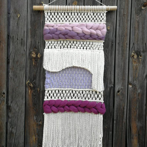 Tapiz de Pared de Macramé Grande Hecho a Mano - Product Image 1