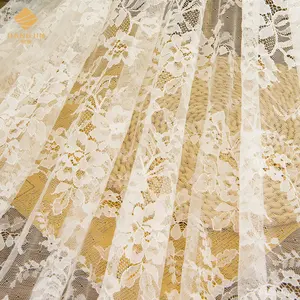 3d вышивка Цветочная французская кружевная ткань под заказ кружевная ткань для модных платьев свадебное платье