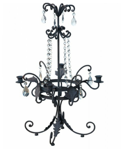 Bougeoir à 4 bras sur mesure, design de bougeoir à 4 bras, support de bougie pour restaurants, bougeoir de sol, intérieur et extérieur - Product Image 1