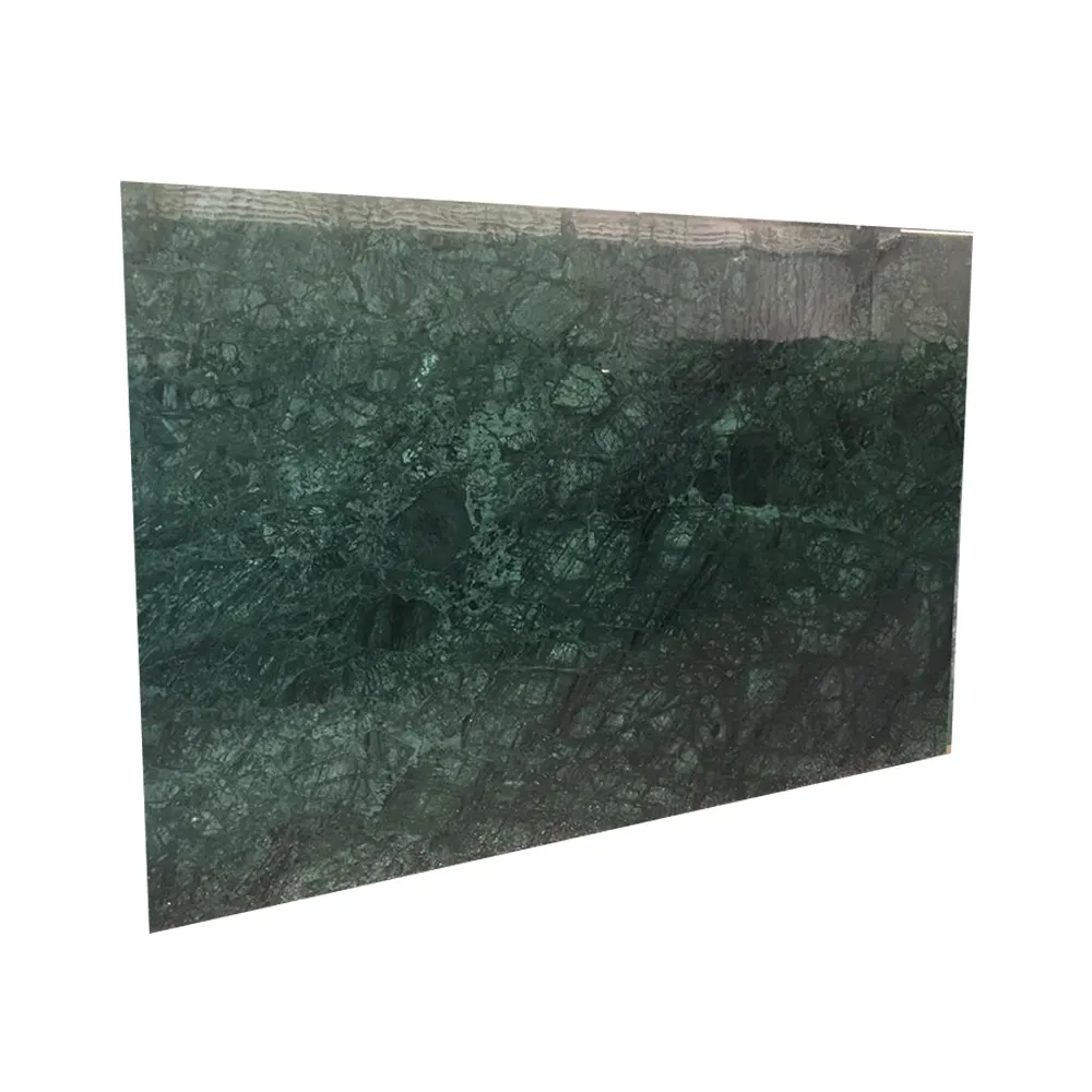 Lastre di marmo verde foresta controsoffitti vanità supera tutte le lastre di grandi dimensioni in pietra naturale marmo pietra indiana tagliata a misura per piastrelle per pavimenti