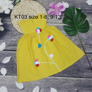 Robe d'été pour filles, vêtement doux, à la mode, fabriqué au Vietnam - Product Image 5