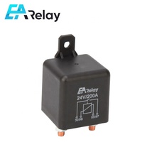 Relais à usage continu 12V DC, relais de démarrage SPST 200 Amp, commutateur de Charge fendu, Terminal haute puissance à 4 pôles