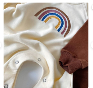 <b>Baby</b> <b>Muslin</b> Rompers <b>Baby</b> Unisex Clothes <b>Muslin</b> Cotton Rompers with Sleeve - Product Image 2