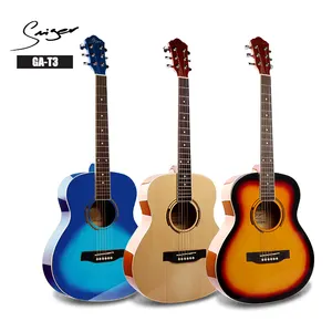 36 inch small size cheap price colour travel children acoustic guitar from china