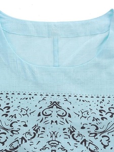 T-shirt Confortable 100 % Coton pour Femme – Nouveau Design, Teint Uni, Imprimé Numérique, Tissu Anti-Boulochage, Écologique, Décontracté - Product Image 2
