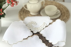 Fundas de pan bordadas a mano, cubierta de lino para pan - Product Image 5