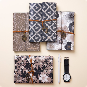 DELIJIA A5 사용자 정의 일기 PU 가죽 플래너 리필 나선형 노트 책 느슨한 잎 바인더 저널 노트북 - Product Image 4