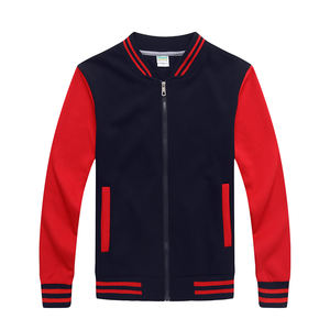 Veste de baseball décontractée en toile pour homme, personnalisable avec logo OEM, coupe ajustée, col montant, style universitaire, idéale pour l'hiver - Product Image 5
