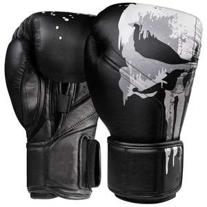 นวมชกมวยหนังแท้หรือ Pu/muay Thai Kick มวย MMA สไตล์ต่อสู้ถุงมือ - Product Image 3