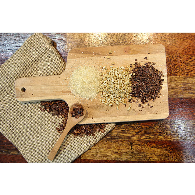 Набор из коричневого риса и персикового Хрустящего Шоколада высокого качества