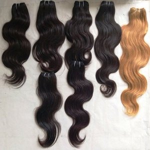 100% véritables extensions de cheveux vierges indiens Remy extensions de cheveux humains de qualité supérieure - Product Image 2