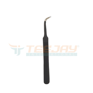 Pince à épiler, en velours noir, 10 pièces, outils de beauté, pour Extension de cils, testé à la main - Product Image 1