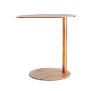 Table d'appoint en aluminium martelé, écologique, style Art déco traditionnel, faite à la main, pour salon, taille personnalisée, sur pied - Product Image 5