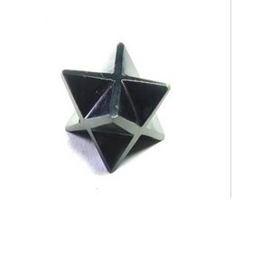 Estrella de turmalina negra Merkaba, color negro, estrella Merkaba natural de 8 puntas, cristal, mayorista - Product Image 5