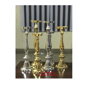 Floor Standing Copper Antique <b>Candle</b> Pillar Holder Home Decoration <b>Cheap</b> Price Luxury Modern Wedding Handmade <b>Candle</b> Stand - Product Image 3