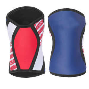 Custom Logo Powerlifting <b>Knee</b> <b>Compression</b> Sleeve 7mm Neoprene Fitness Pads Weightlifting <b>Knee</b> <b>Support</b> Brace Protector Silicone - Product Image 2