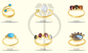 Oval Cab Rainbow moonstone Front open 925 sterling silver <b>ring</b> Silver Plated Fashionable <b>Ring</b> For Wedding Anniversary For Unisex - Product Image 5