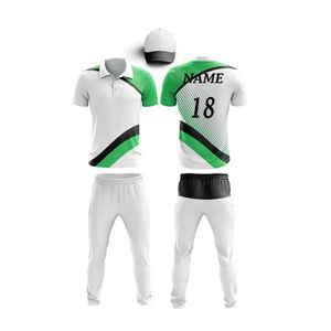 ชุดคริกเก็ตที่มีคุณภาพสูง,ชุดคริกเก็ตที่ออกแบบเอง Sublimated Jersey พร้อมโลโก้แบรนด์และชื่อทีม - Product Image 1