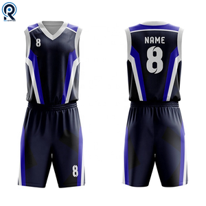 Uniformes de basket-ball pour adultes, design haut de gamme personnalisé 2024, dernière tendance, respirants, grandes tailles, 100% polyester, vente en gros - Product Image 6