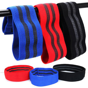 Tubes de tonification élastiques en coton pour cercle de hanche Bande d'exercice personnalisée pour fessier Bande de résistance pour entraînement à domicile - Product Image 3