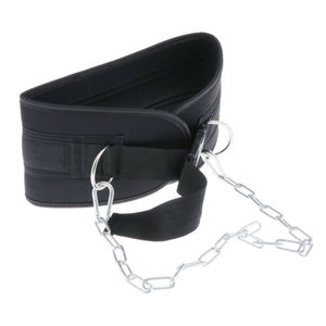 synthetic leather new design Weight Lifting Dipping <b>Belt</b> Dip <b>Chain</b> Pull Ups Gym Training - Product Image 1