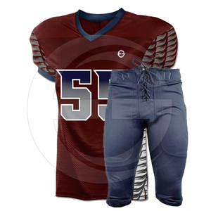 Vente chaude Jeunesse Sports D'équipe Uniforme De Haute Qualité Maillot De Football Américain Porter Uniforme De Football Uniformes De Football Football Football Uniformes - Product Image 2