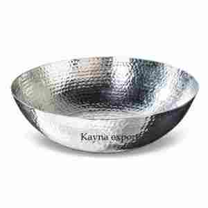 Bol en métal martelé de luxe en cuivre fini de mariage bol de service de fruits en métal décoratif pour la maison et le restaurant bol à usage de cuisine - Product Image 2