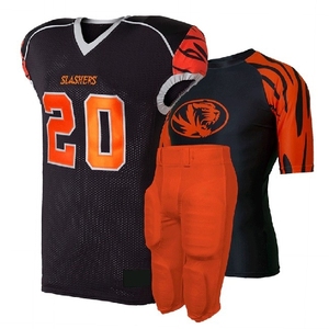 Personnalisé Enfants Football Uniforme De NFL Football Costume pour Garçons et Filles Ensemble Comprend Maillot et Pantalon - Product Image 2