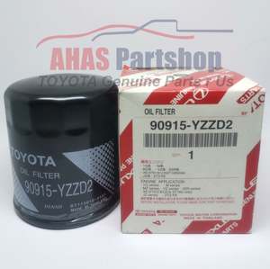 Filtro de Aceite Original 90915-YZZD2 (90915-YZZZ2) Hecho en Tailandia para Toyota HILUX, HIACE, INNOVA, FORTUNER, CAMRY, LAND CRUISER - Product Image 1