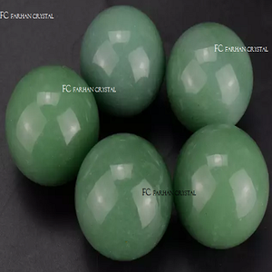 Vente en gros Aventurine verte naturelle de haute qualité, sphère de cristal de guérison MOSS AGATE Magic Stone Chakra Figurine Gemstone Love - Product Image 2