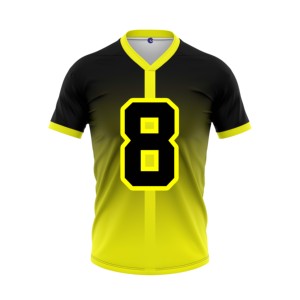 เสื้อฟุตบอลผ้าซับลิเมชันแห้งเร็วระบายอากาศได้ดียืดได้สี่ทางน้ำหนักเบาออกแบบได้ตามต้องการ - Product Image 5