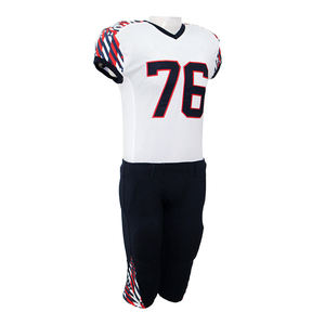 Uniformes de fútbol americano hechos a medida para adultos, sublimados uniformes deportivos de poliéster, conjuntos de uniformes de fútbol americano - Product Image 1