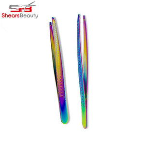 2024 Hot Selling Customized Stainless Steel Pointed Eyebrow Tweezers Non-slip Eyebrow <b>Clip</b> Trimming Removal Makeup Beauty <b>Tool</b> - Product Image 5
