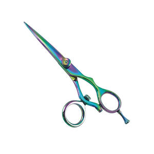 Ciseaux de beauté arc-en-ciel professionnels/cisailles outil de coupe de cheveux en acier inoxydable avec lame tranchante et poignée en acier - Product Image 2