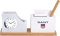Tempat Pensil ABS Quartz Murah Grosir dengan Jam Meja, Branding Kustom, Fungsi Snooze, Dekorasi Dinding