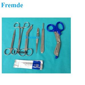 Kit de Sutura para Cirugía Menor, Cuchilla Quirúrgica Estéril para LACERACIONES # 15 Certificado por CE - Product Image 2